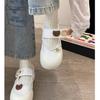 2025 new summer Mary Jane hollow canvas shoes women's breathable Velcro small student casual board shoes
