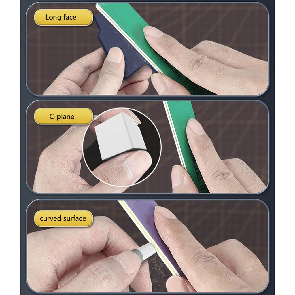 3Pcs Polishing Stick Sanding Stick for Plastic Model Metal Wood Buffing Sanding Tool Sandpaper Sanding Polishing Part