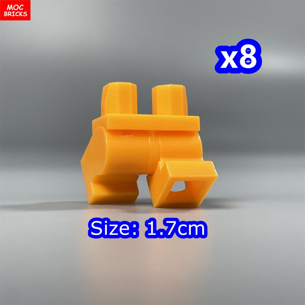 Ungiftig 8 Stück Moc Steine 17mm Hose Bewegliche Kurze Beine 970Cm00 Körperteil Tragen Modell Actionfigur Zusammenbauen Bausteine Spielzeug Geschenke