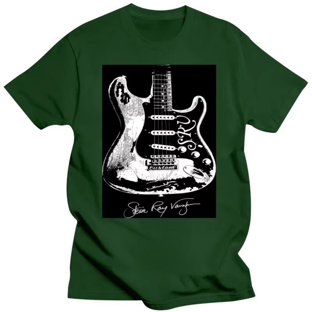 Man Woman Tee Stevie Ray Vaughan Guitar Blues Rock SRV Unisex Short-sleev Loose Breathable Graphic T Shirts Men Clothing