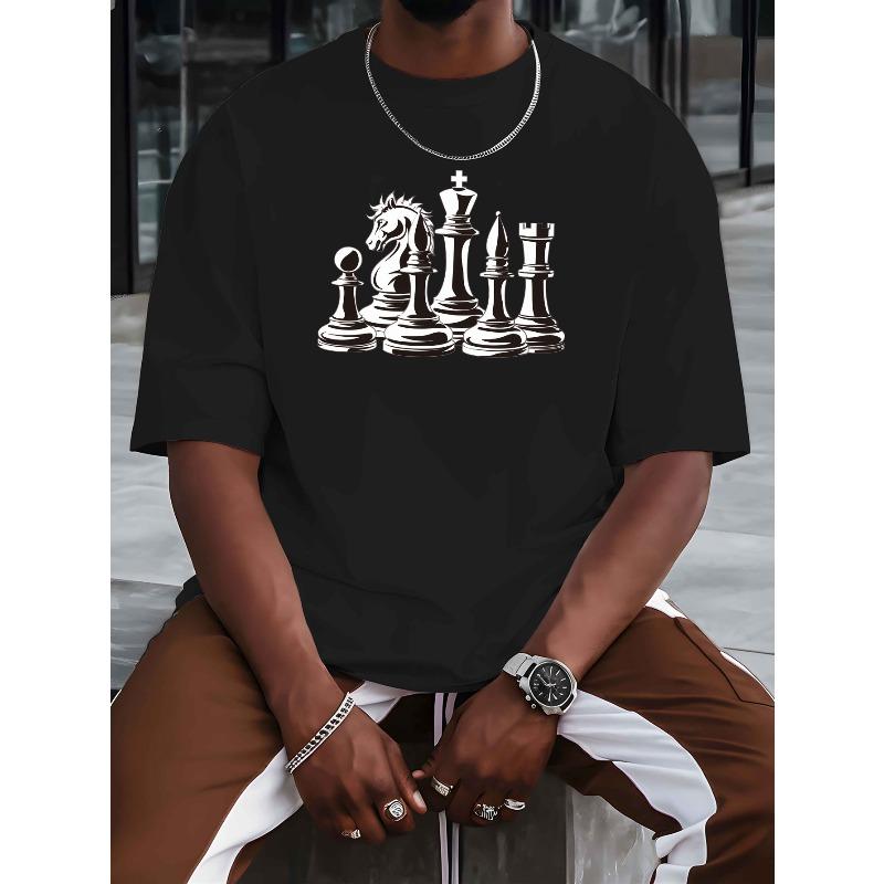 European Size Men's Short-sleeved T-shirt Summer Fashion Trend Top Printed Men's Bottoming Shirt Spring and Summer Round Neck Casual Top