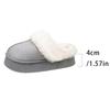 Fashion Fashion Women Platform Fluffy Slippers Winter Comfort Warm Plush Cotton Shoes Woman Thick Sole Anti Slip Indoor House Slippers