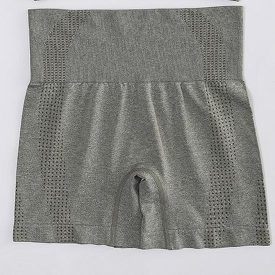 Summer High-Waisted Seamless Yoga Shorts for Running and Fitness