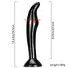 Suction Cup Transparent Anal Plug Male Anal Expander Back Court Female Masturbation Device Crystal Anal Penis Adult Sex Toys
