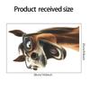 Pferdekopf Fensteraufkleber Abnehmbare Tier Wandsticker für Heimdeko Kreative Lustige Glas Vinyl Kunst Dekoration