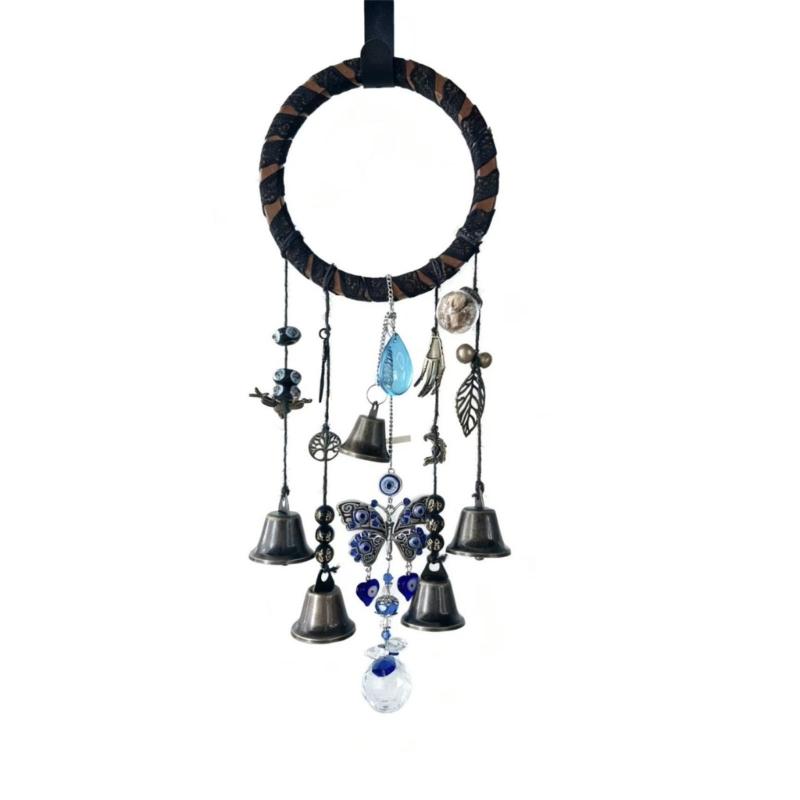 

Natural Wooden Hoop Wind Decoration Featuring Crystal intonation Ideal for Sustainable Garden Deck and Relaxing pitches 1