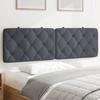 VidaXL Headboard Cushion, Headboard Pillow with Self-Adhesive Strips, Padded Bedroom Cushion, 374734