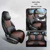 Galaxy L7 Full Leather Car Seat Cushion - Universal Four Seasons Set for Five-Seaters