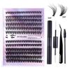 Diy Segmented Fried Hair Single Cluster False Eyelashes 12 Rows Large Capacity Daily Makeup