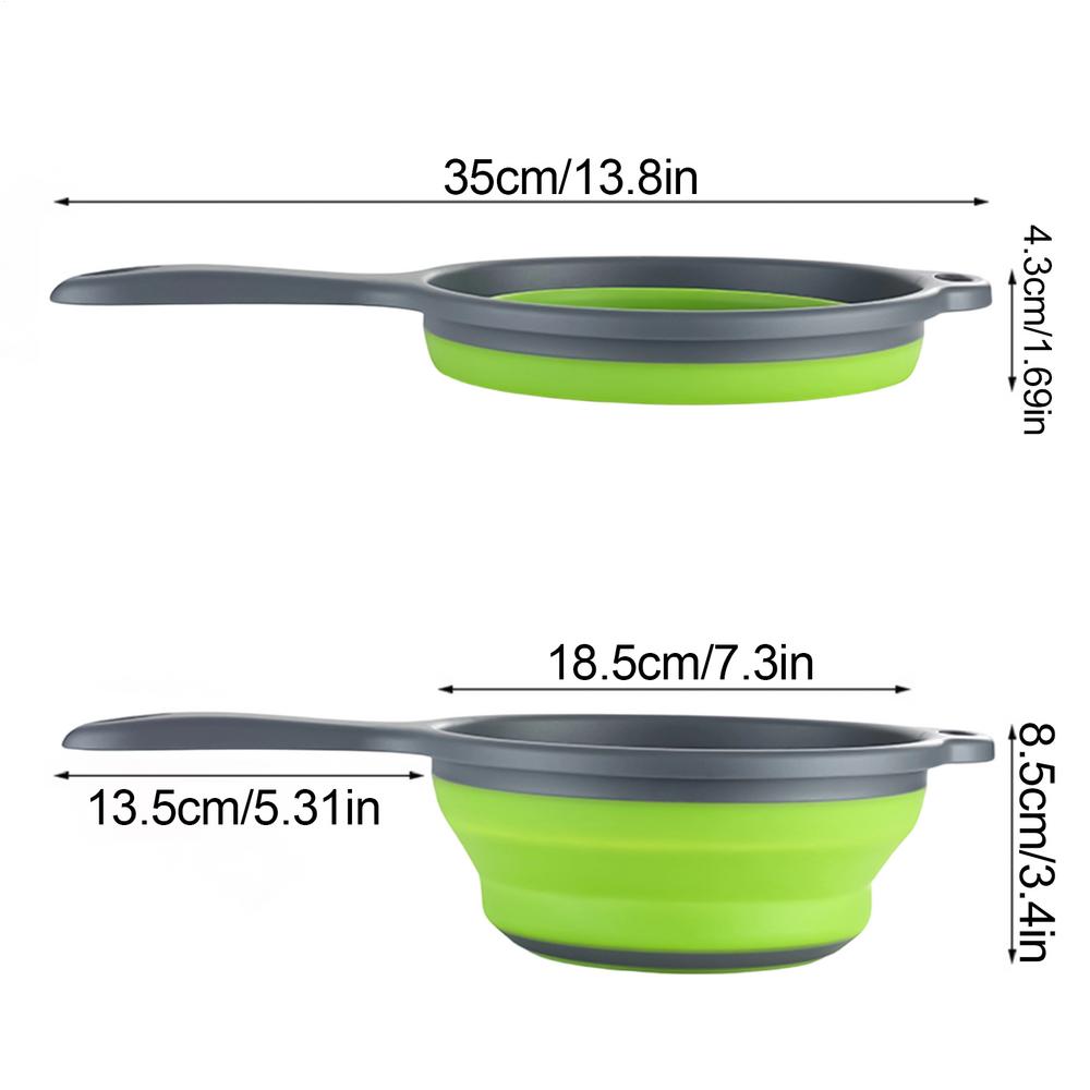 1pc Durable Folding Water Scoop Large Thickened Plastic With Long Handle For Kitchen & Bathroom Use Hair Washing