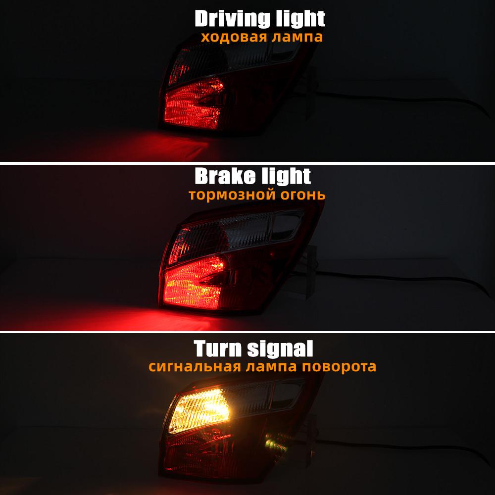 Lampă spate exterioară a mașinii pentru Nissan Qashqai 2008-2015 Versiune UE Accesorii lămpi de ceață frână Lampă de avertizare pentru mașină