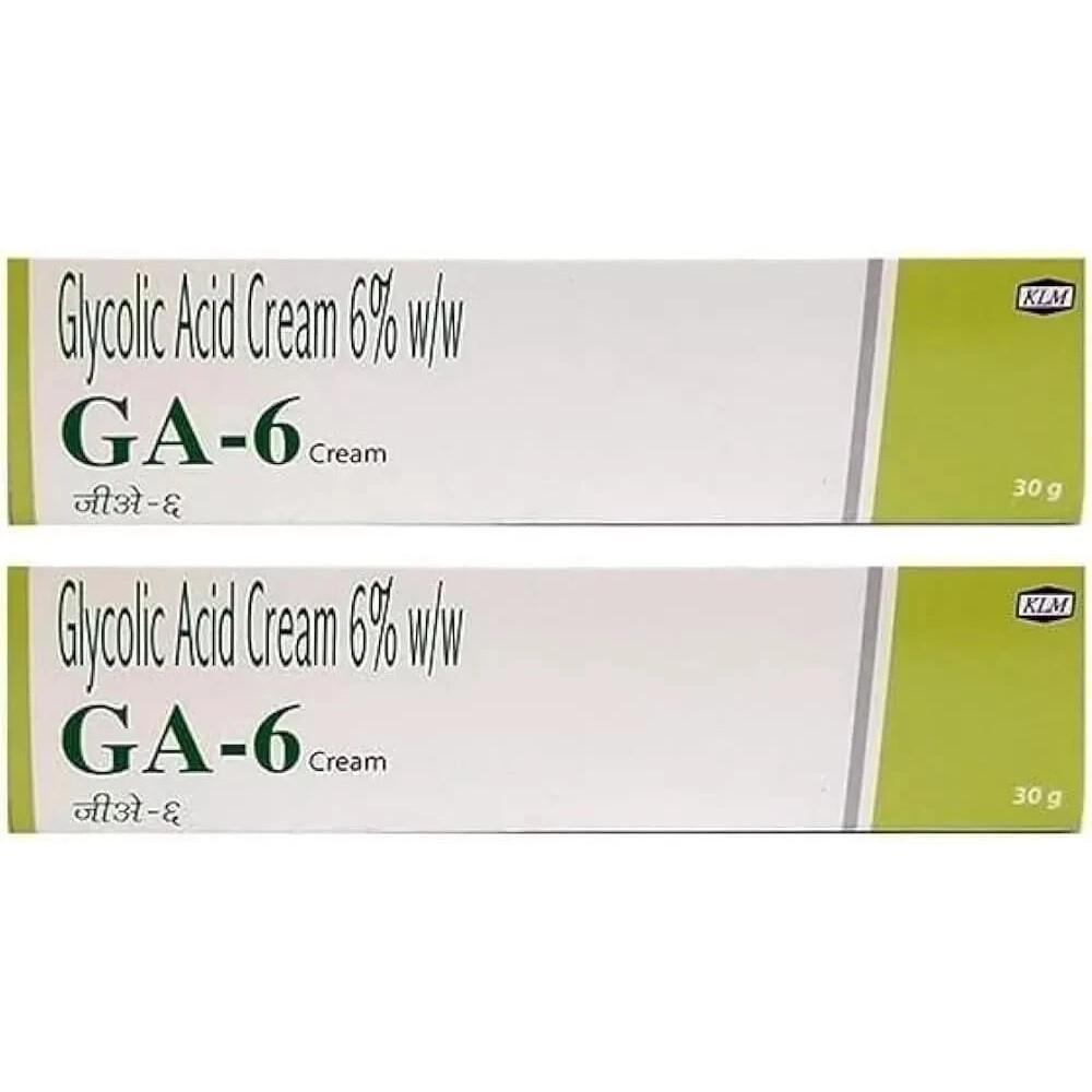 2 x GA-6 Glikolskābes 6% Krēms