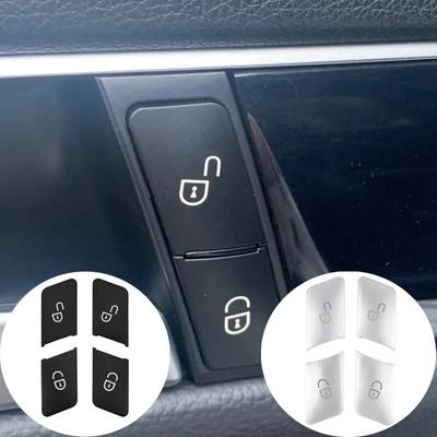 Botão de desbloqueio de porta de carro, decoração de lantejoulas, capa, adesivo de acabamento para Mercedes Benz GLA CLA GLK GLE CLS ML GL ABCE class
