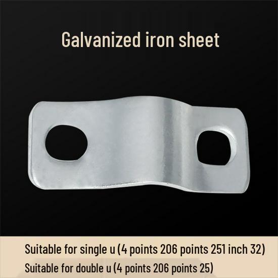 Stainless Steel Double U-Shaped Clamp for Delivery Bed/Galvanized Greenhouse Hose Tube Fastener