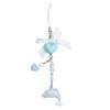 Stylish Dolphin Heart Bowknoty Phone Chain Trendy Dolphin Love Heart Bowknot Resin Pendant for Phone Camera Bag Ornament