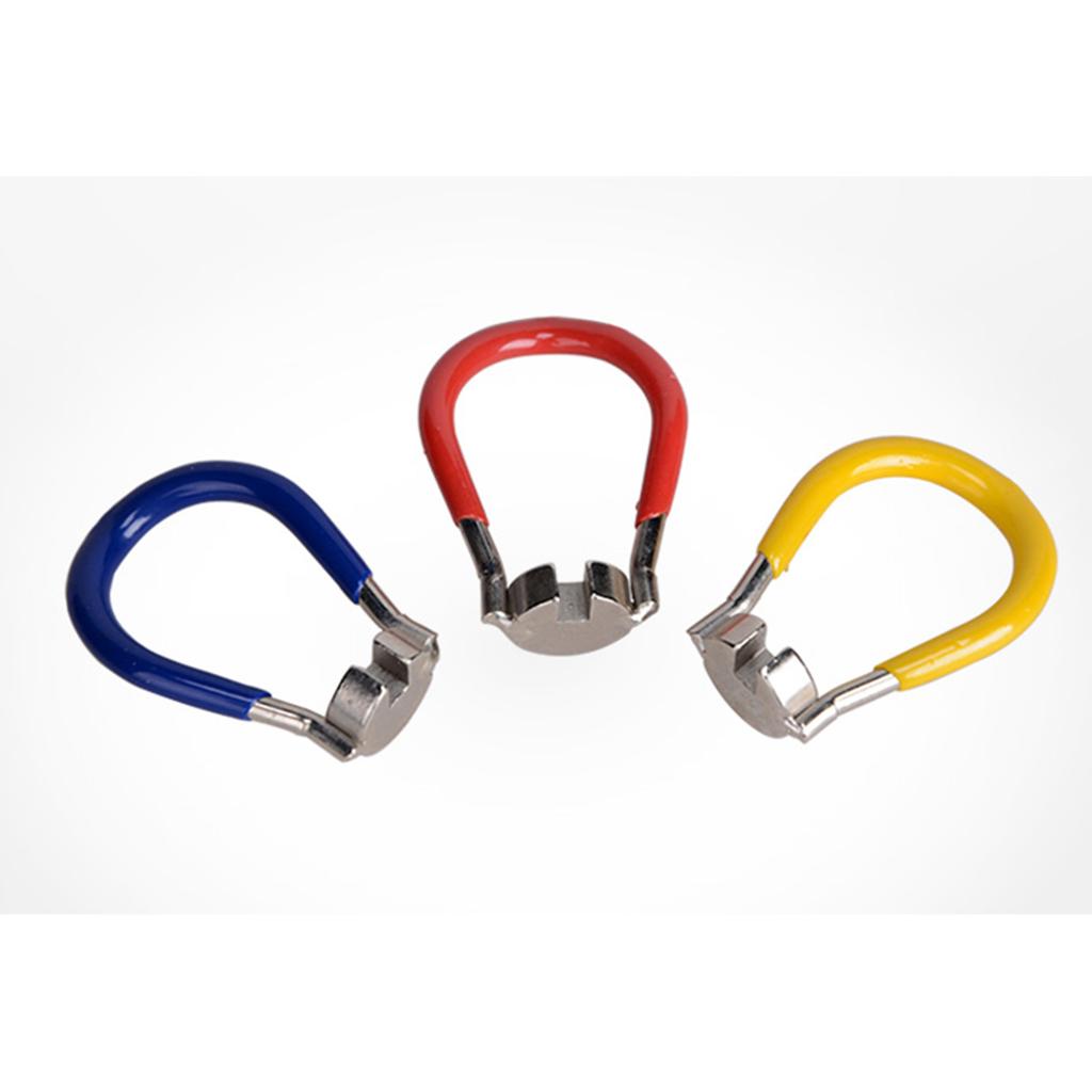 Bicycles Spoke Wrench Portable Bike Spoke Adjustment Tool Tire Lever Cycling Pocket Tool Bicycles Rims Truing Tool