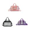 Borsa da Viaggio Grande Capacità Impermeabile in PVC con Design Trasparente per Viaggi Casual