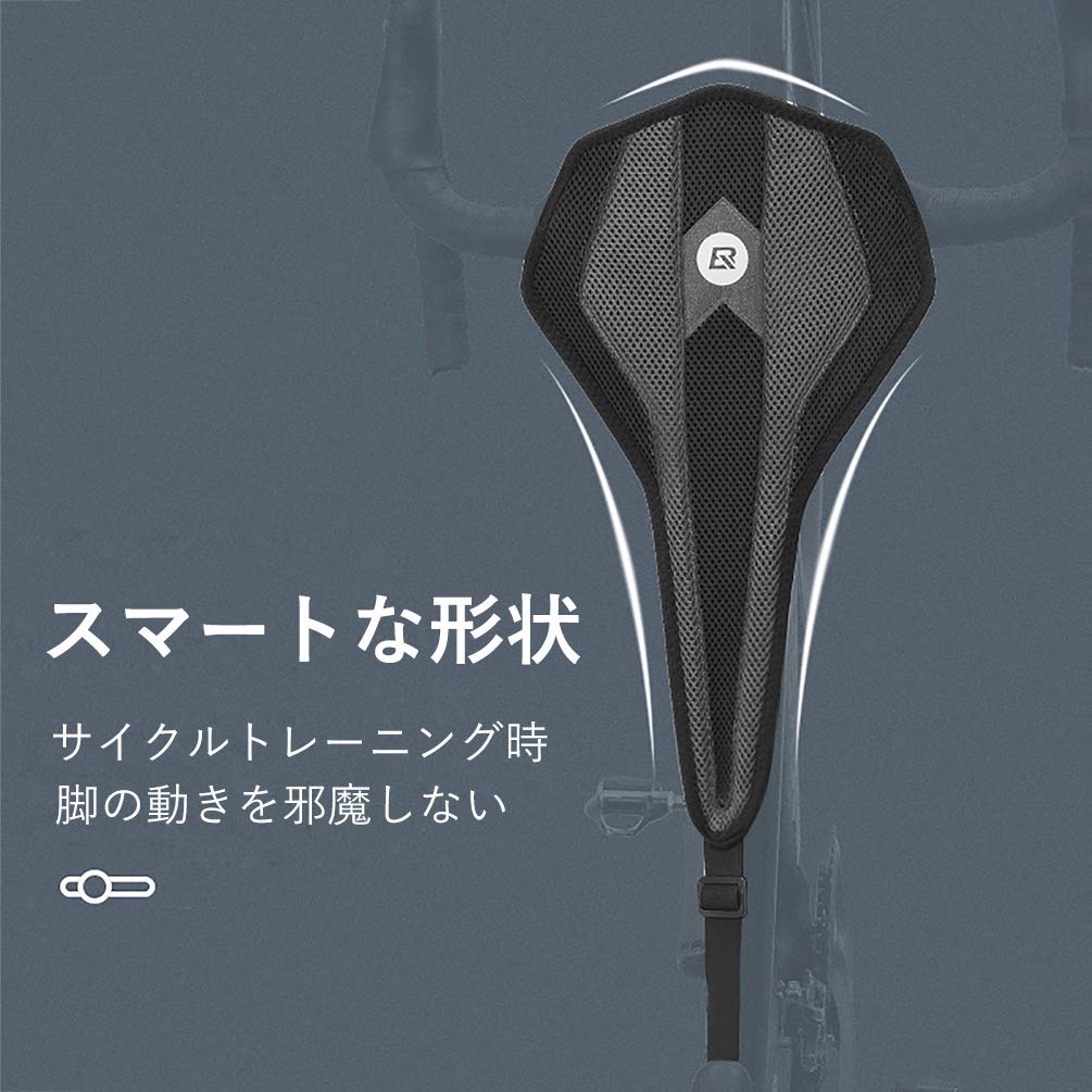 ROCKBROS Cycling Trainer Sweat for Roller Indoor Sweat Quick Drying Cover, Anti-Sweat Cover, Trainers, Training, Bicycle, Absorbent, (Regular Edition)