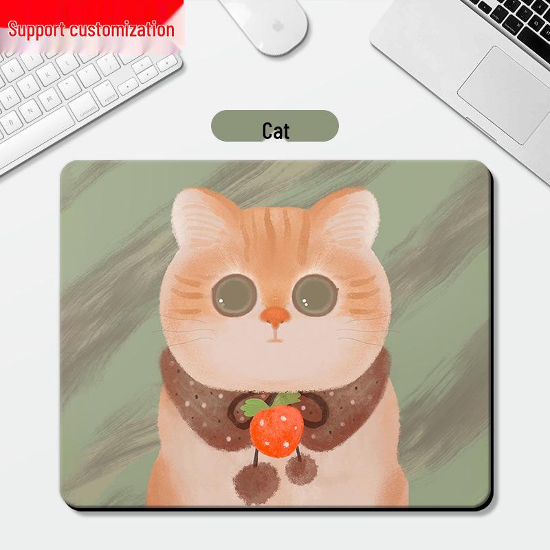 Charming Mouse Pad with Wrist Rest - Cute and Simple Desk Accessory for Girls and Students