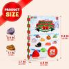 JOYFY 2025 Christmas Advent Calendar Gemstones 24 Days Christmas Countdown Calendar Rock Collection for Kids Xmas Party Favors