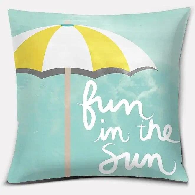 Summer Color Series Gift Home Office Decoration Bedroom Sofa Car Cushion Cover Pillowcase