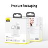 Baseus W09 TWS wireless earbuds with a microphone and a charging case