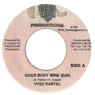 7inch Record VYBZ KARTEL - Good Body Wine NONE Fresh Ear Produ Jamaica Reggae, Ska & Dub Used