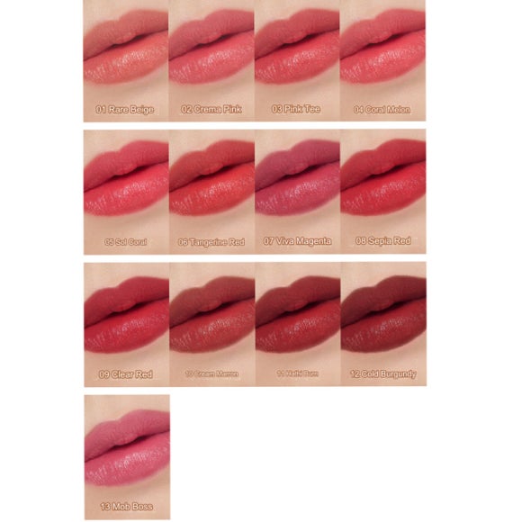Nature Republic Lip Studio Intense Satin Lipstick 3.1g (13 Options)