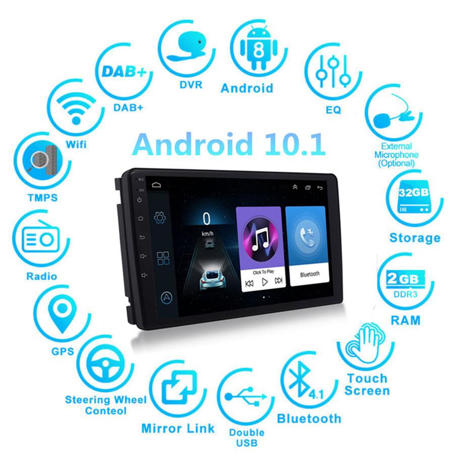 9" Car Android 10.1 Quad Core GPS Navi 2+32GB WiFi RDS For Opel Vauxhall Holden