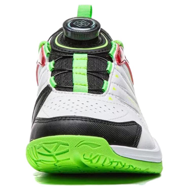 Li Ning Fabric Abrasion Resistant Breathable Low Top Kids' Badminton Shoes Unisex AYTW012