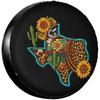 Texas Western Sunflowers Cactus Tire Cover Waterproof Polyester RV SUV Spare Wheel Protector