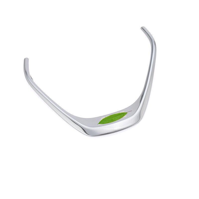 Steering Wheel Decor Cover Trim Fit For BMW 3 4 Series GT 2013- Silver Steel
