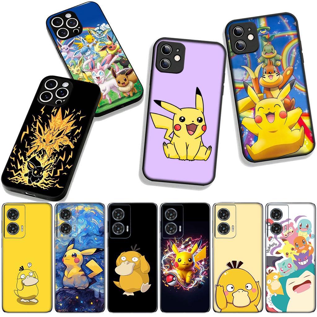 Cover for Xiaomi Redmi Note 15 11 9 10 Pro Plus A5 9A 9T 10A 10C 9C NFC 15C 8T Phone Case Cartoon P-Pokemons Psyduck P-Pikachus