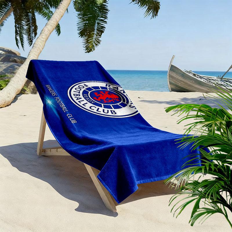 Rangers Print Beach Towel, Large Soft Quick Dry Towel for Beach Camping Swimming