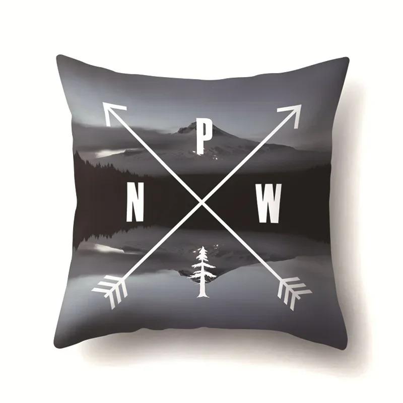 Four Seasons Landscape Pillowcase Office Living Room Home Pillowcase Car Ornaments