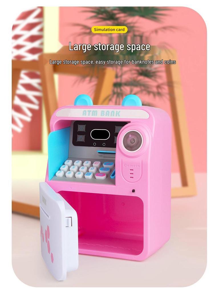Kids' ATM Piggy Bank with Face Recognition and Automatic Coin Deposit
