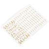 12pcs Butterflies Pattern Nail Art Sticker Fashionable Nail DIY Decal Manicure ToolGold