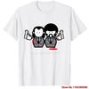 Cartoon Pulp Fiction Mode Grafik T-Shirts Sommer Baumwolle Rundhals Kurzarm T-Shirts Neue Hemden und T-Shirts Herrenkleidung