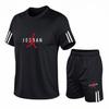 Hochwertiges Herren Kurzarm-Shorts-Set  Bedrucktes Sportset  Herren Freizeitmode Kurzarm-Shorts