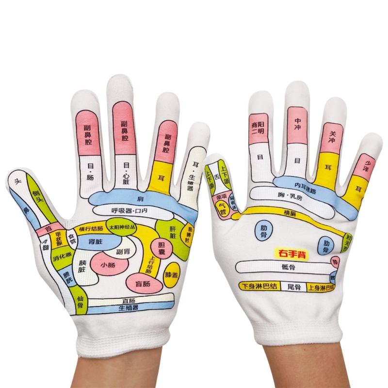 Adult Elastic Reflexology Tools for Household Hand Spa Hand Tired Relieve Gloves