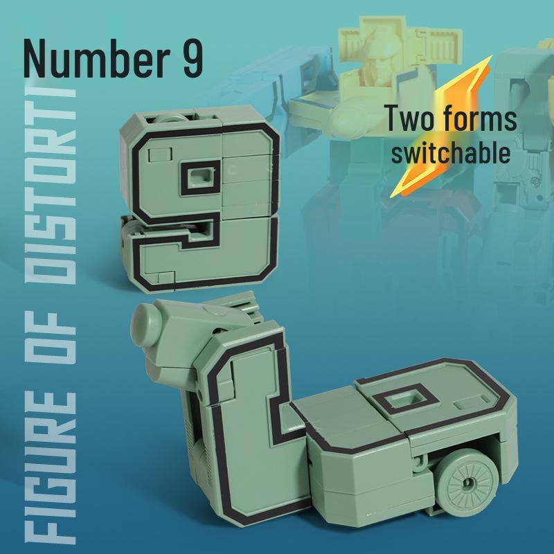 Children's Transforming Robot Car Educational Set