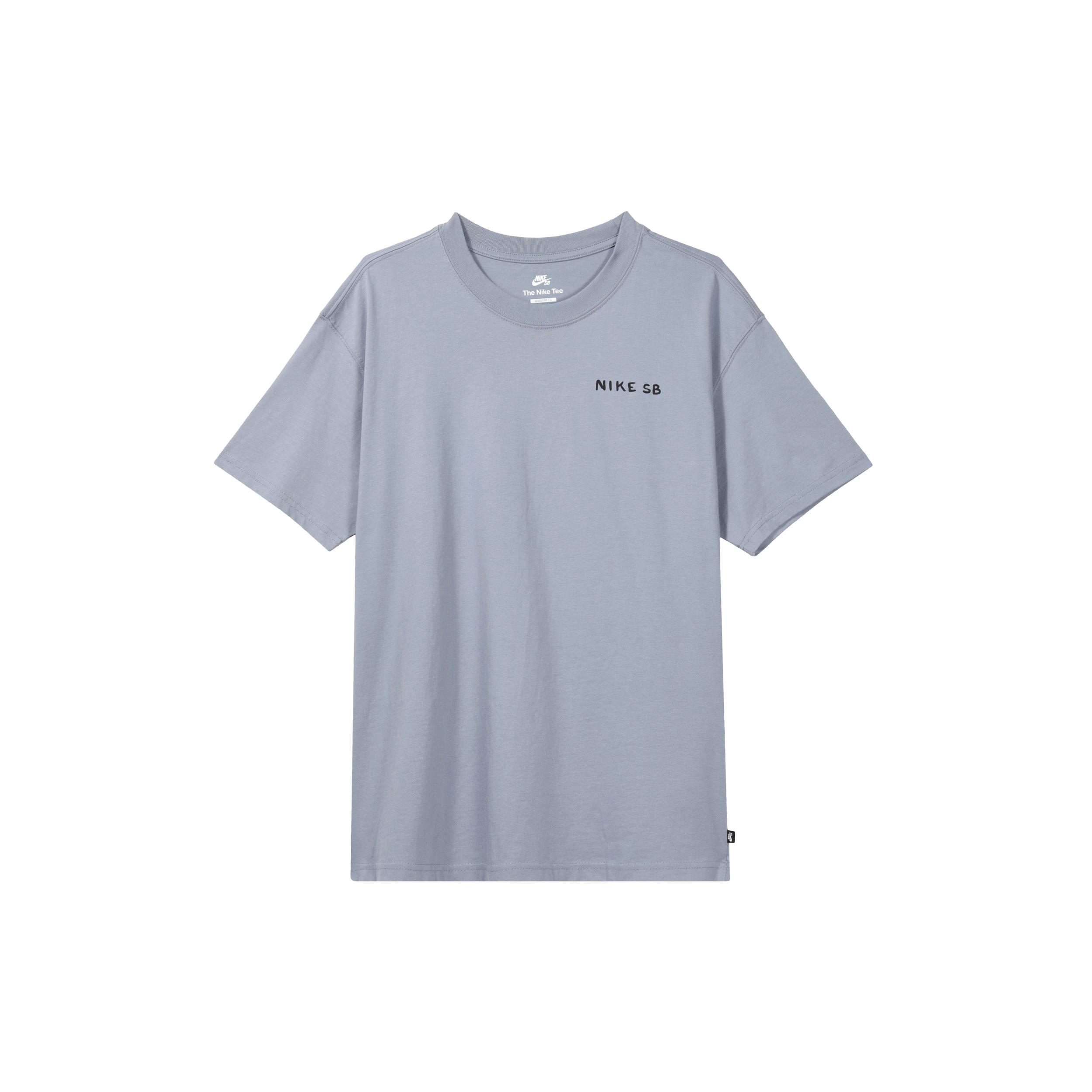 

New Nike Drop Shoulder Sleeve T Shirt Men s Slate Blue DR1240-493 S