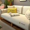 Nordic Simple Embroidered Sofa Cushion Four Seasons Universal Non-Slip High-End Modern Artistic Style Sofa Cover Slipcover