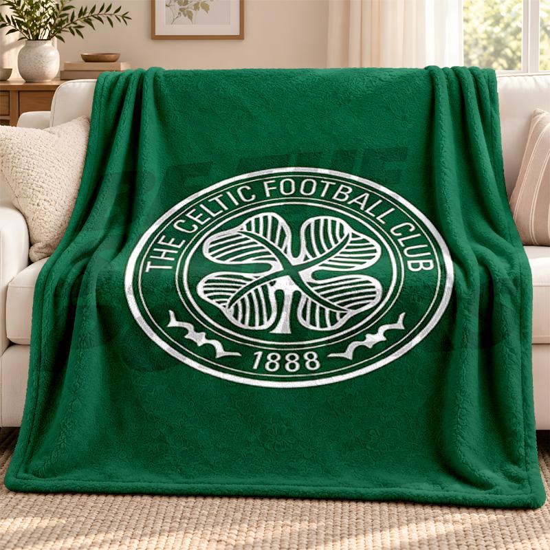 Celtic Football Club blanket Flannel Blanket Soft Cozy Plush Throw for Sofa Bed Lightweight Home Decoration Outdoor camping