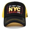 New Style Unisex Baseball Cap Classic NYC Letter Pattern Mesh Cap Men And Women Breathable Streetwear Summer Trucker Hat