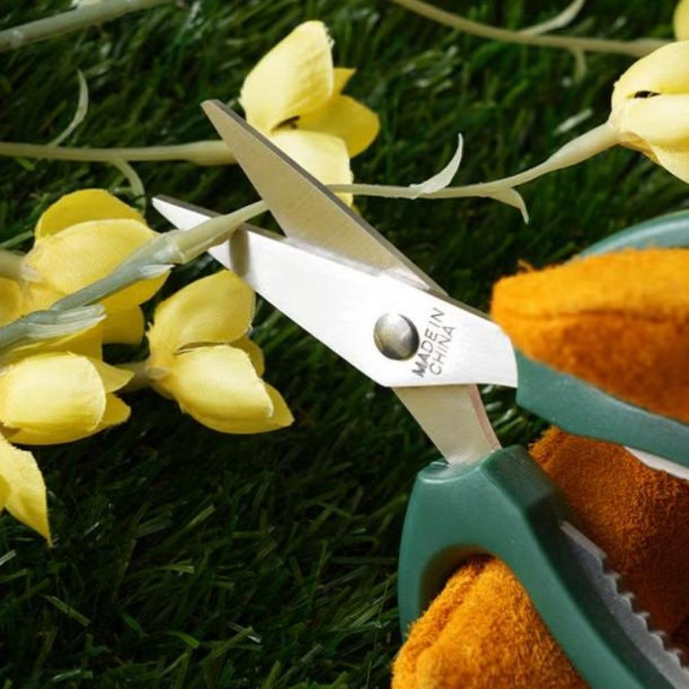 Gartenarbeit Gezahnte Blume Edelstahl Schere