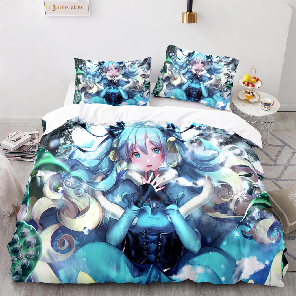 Beautiful Girl In The Future Bedding Set Single Twin Full Queen King Size Bed Set Aldult Kid Bedroom Three-piece Suit