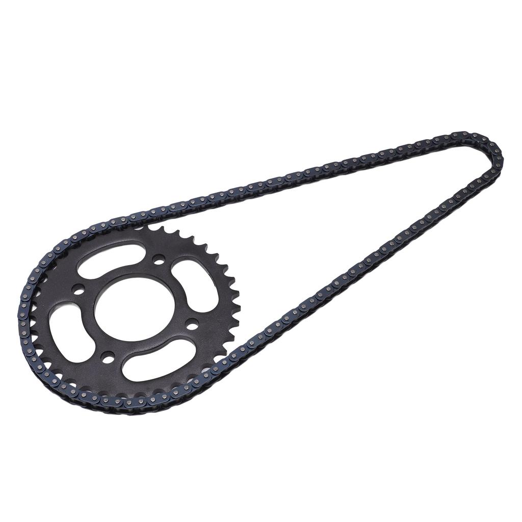 136 Links Chain 428 37T Motorcycle Drive Chain with Sprocket for 43cc 49cc Minimoto Moped Scooters 2 Stroke Pocket Bike
