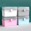 Zuhause, Kosmetik, Medikamentenkoffer, Medikamentenkoffer, Erste-Hilfe-Set, Aufbewahrungsbox, Kunststoff, tragbar