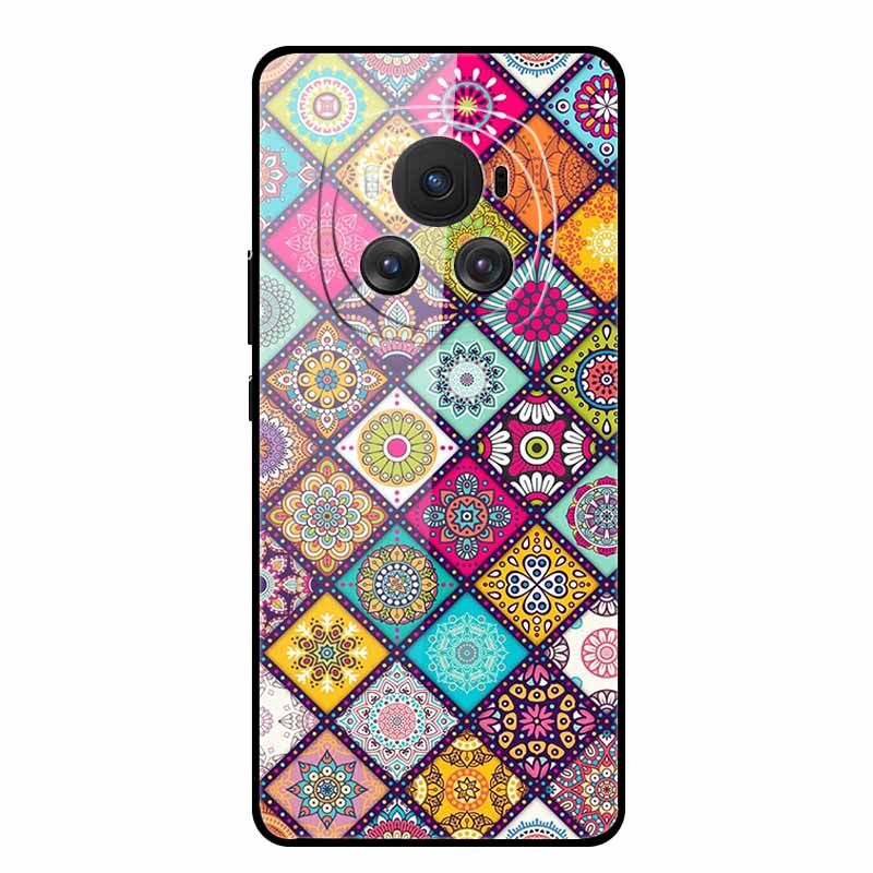 Tempered Glass Case For Honor Magic 6 Pro Case 6.8" Soft Edge Hard Glass Back Cover For Honor Magic6 Pro Phone Case Fundas Shell
